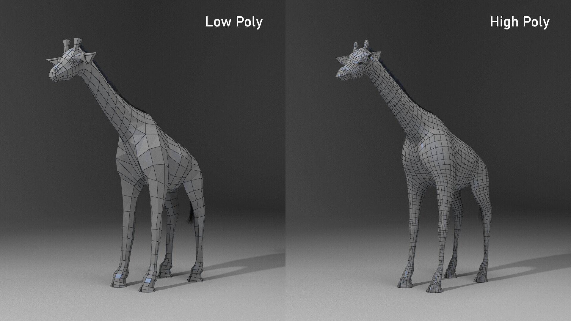 Low & High-Poly Furniture Models